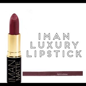 IMAN Luxury Matte Lipstick shade: Aphrodisiac